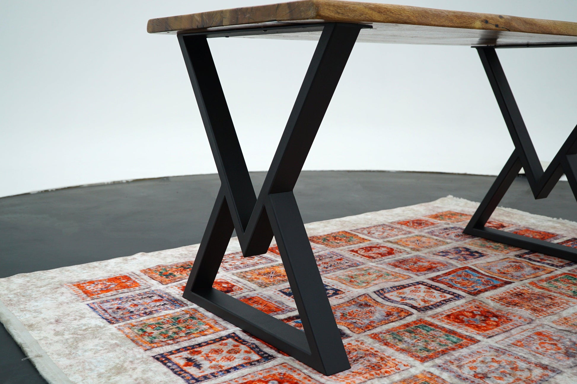 Premium Metal Table Legs - Set of 2 (28x28 Inch) - Brooklynartworkshop