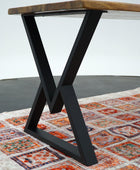 Premium Metal Table Legs - Set of 2 (28x28 Inch) - Brooklynartworkshop