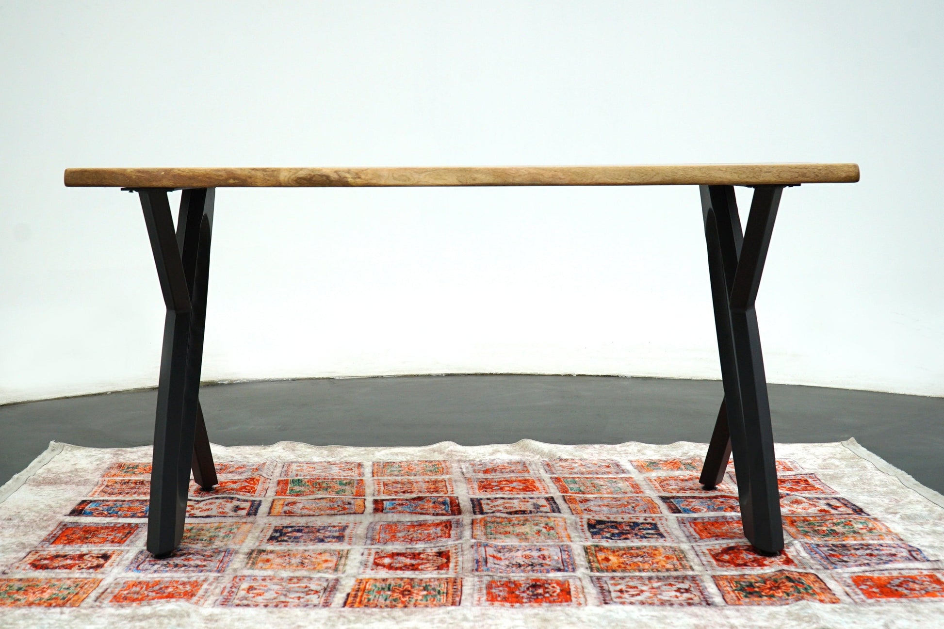 X Desing Metal Table Legs - Set of 2 (28x26Inch) - Brooklynartworkshop