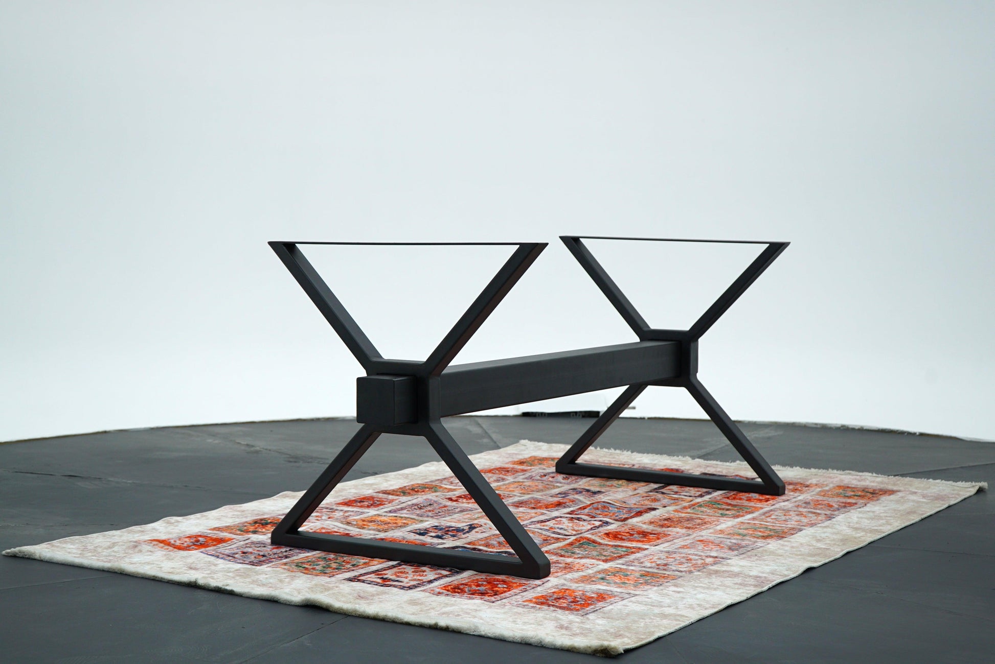 X-Shaped Metal Table Legs - Brooklynartworkshop