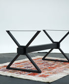 X-Shaped Metal Table Legs - Brooklynartworkshop