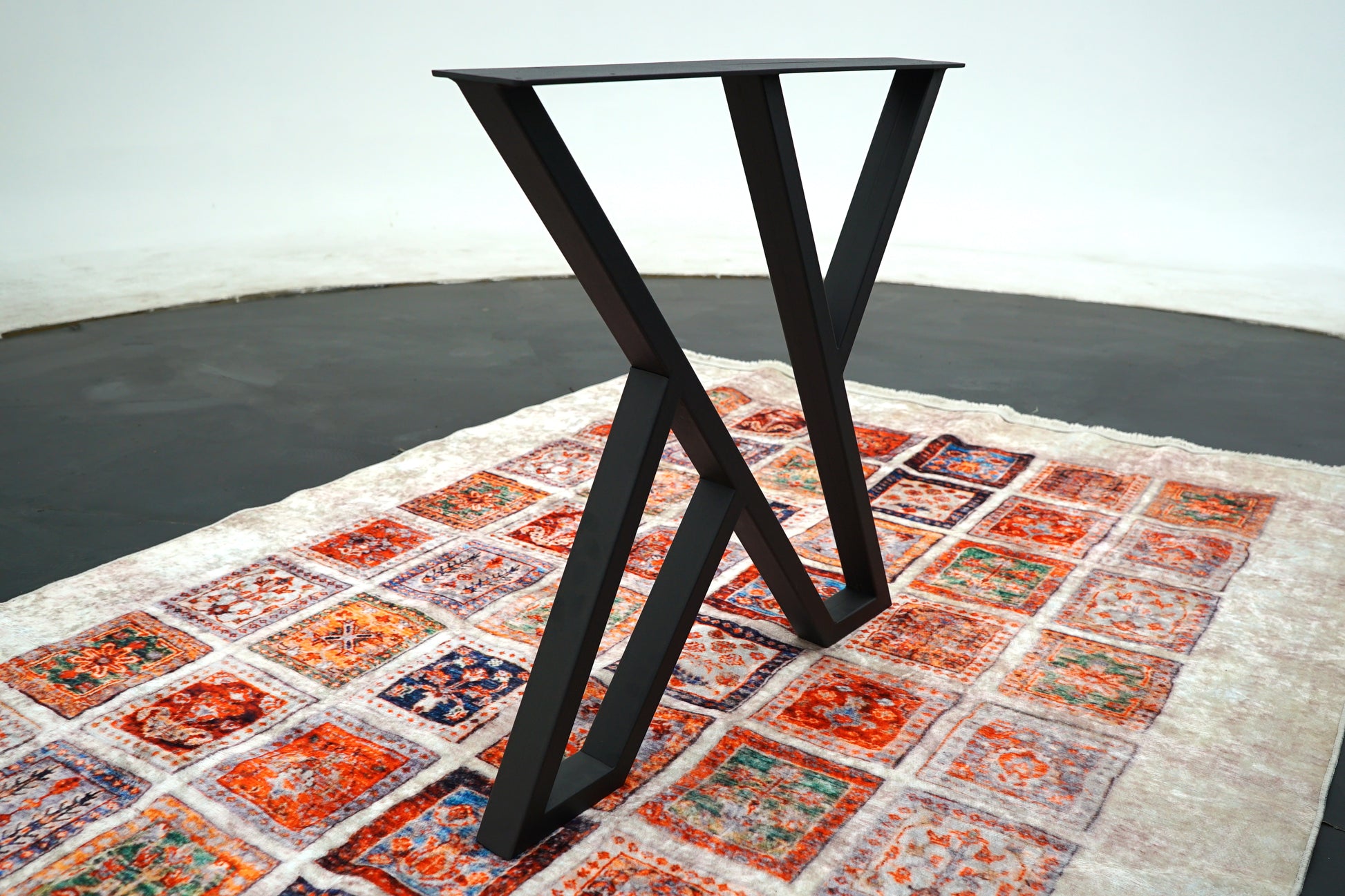 X  Desing  Metal Table Legs - Set of 2 (28x28 Inch)